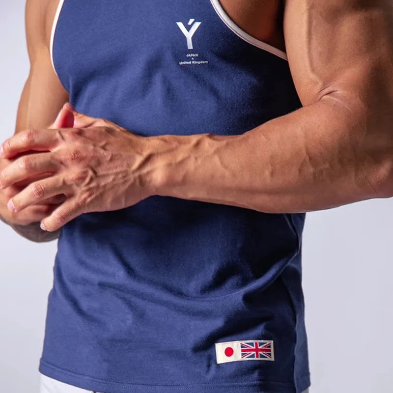 Summer JPuk Mens Running Gym Sleeveless Shirt Slim Fit Tank Men Sport Top Tops Training Man Singlet 220623
