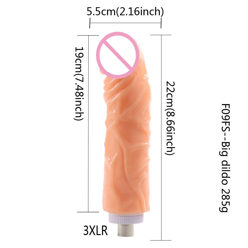 FREDORCH 3XLR Attachements For sexy Machine Women and Men Love Machines Toys Adult Product 3Prong Big Dildos Masturbation Cup