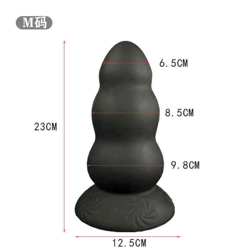 NXY Anal Toys Super enorme kralen vagina anus dilator sukkel realistische plug vaginale dilatatie grote lul volwassen seks voor man vrouw gay 220510