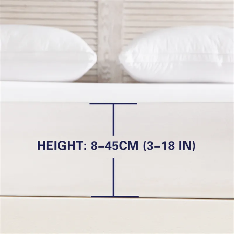 Waterdichte bedklep Microvezel gemonteerde plaatmatrasbeschermer ademende geruisloze Deep Pocket Sabanas CAMA 150 220514