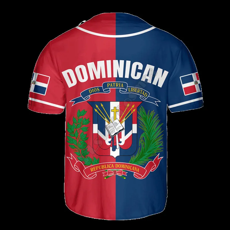 Honduras Yarım Adınızı Özelleştirin Beyzbol Forması Gömlek 3D Baskılı Erkek Günlük Hip Hop Üstleri 220707