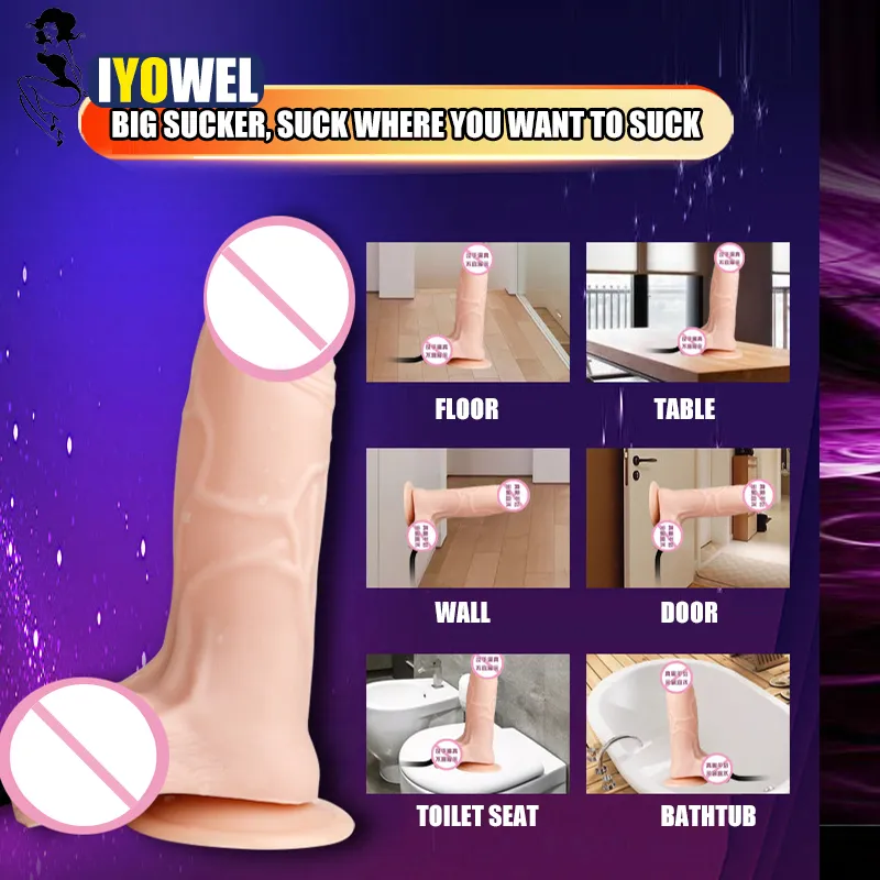 Adult Suction Cup Silicone Dildo Inflatable Pump sexy Toys For Women Machine Vagina Toy Masturbator Godemichet Monster Penis Clip