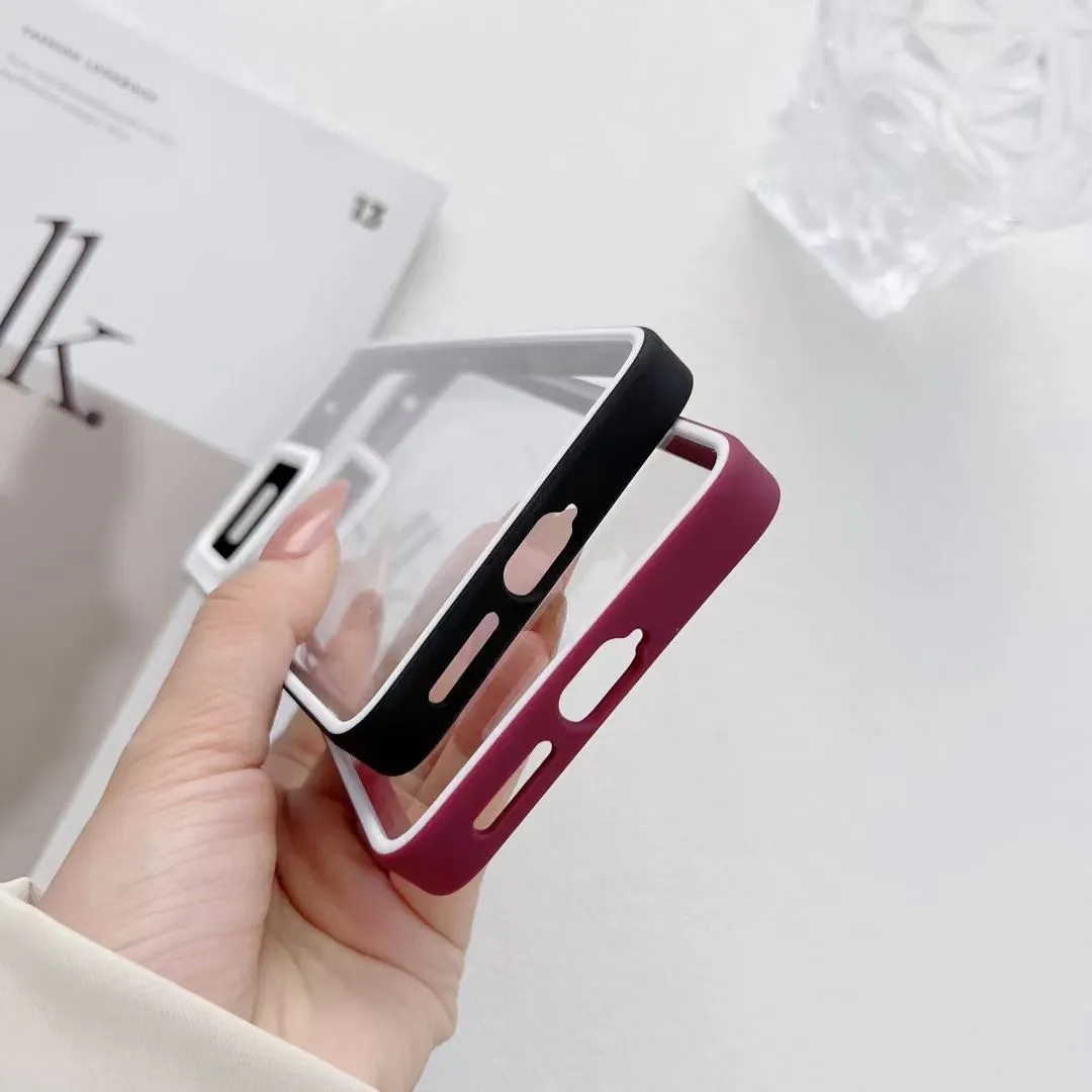 Coques de téléphone pare-chocs de cadre en TPU souple de couleur bonbon de luxe pour Xiaomi Mi 11T Pro couverture arrière rigide en acrylique transparent Redmi 10