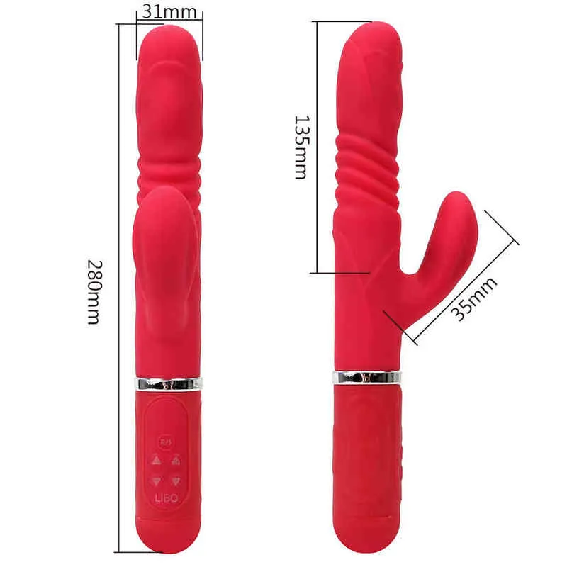 NXY wibratory Consolador Vibrador Giratorio Elstico Para Mujer Expectorador Vaginal De Cltoris Tapn Anal Masturbador Femenino Juguetes Sexualites 0408