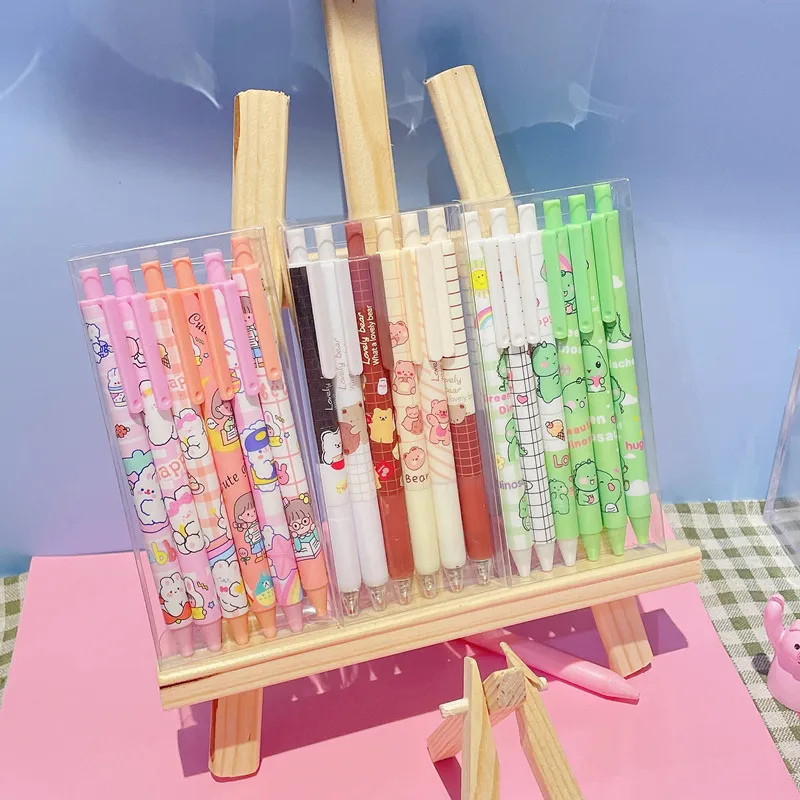 TULX retour à l'école stylos mignons fournitures de papeterie stylos pour l'école mignon stylo kawaii fournitures scolaires mignonnes stylo gel papeterie 220714