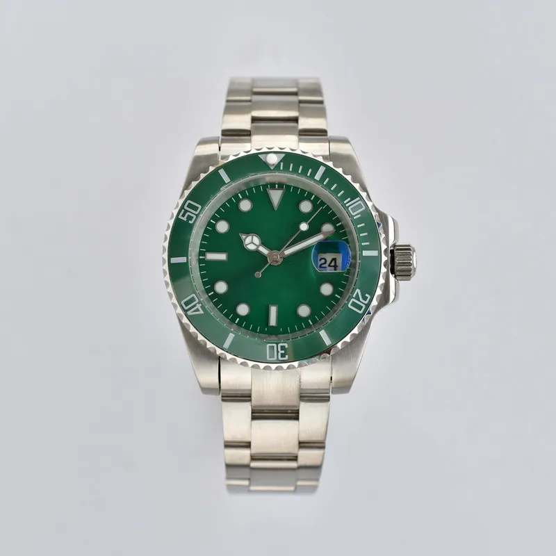 Luksusowe Zielone Zielone zegarki 22SS Watche Męs