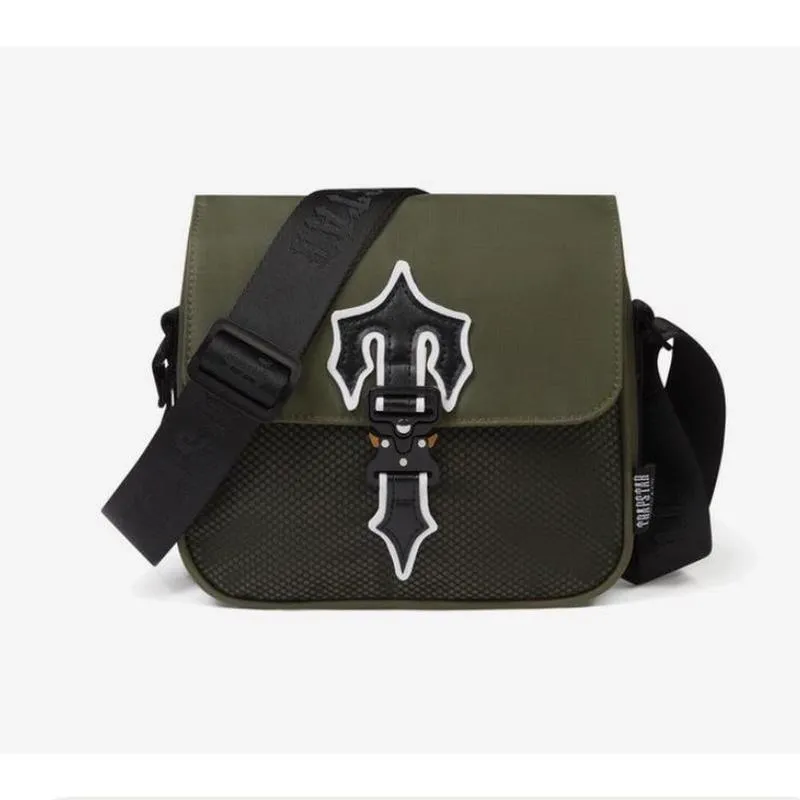 Trapstar Messenger Bag menpostman bags casual yet stylish design accommodates large and simple296U