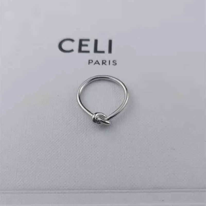 Nuovi anelli di design che annodano femminilità, atmosfera avanzata, stile semplice e cool, personalizzato Finger276o