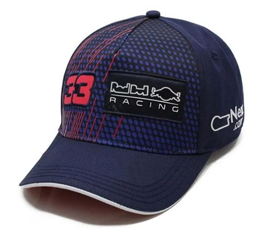 New F1 Verstappen hat Formula 1 car brand hat men and women outdoor leisure sports cap racing team flat brim cap baseball cap 20222539962