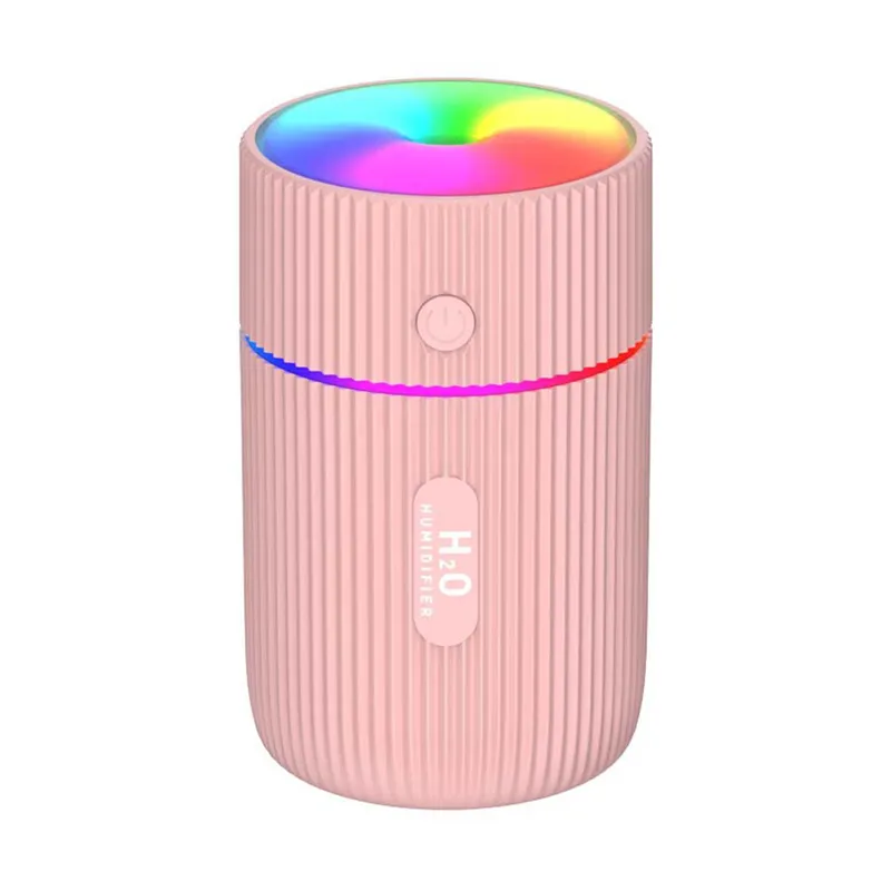 Portátil RGB Light Mini USB Car umidificador de ar aroma Purificador de névoa de névoa de névoa para quarto de casa Decoração de desktop 220715gx