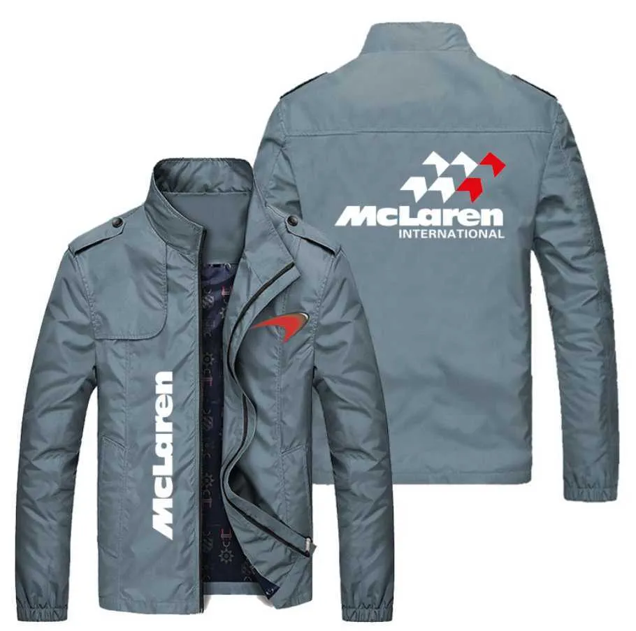 2022 Новый F1 Formula One Осень и зимние куртки модные повседневные McLaren Мужские спортивные спортивные весенние армейские бомбардировщики Irsc Irsc