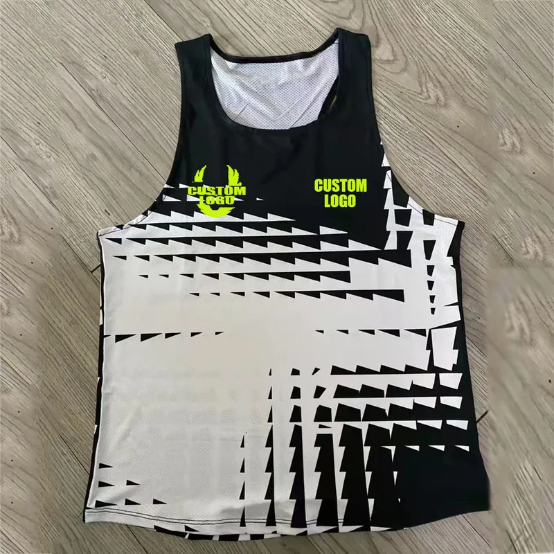 العلامة التجارية Run Athletics Tank Top Runnning Singlet Singlet Litness Shirt Mens Guys Guysless Sette Athlete Track Field GX01 220713