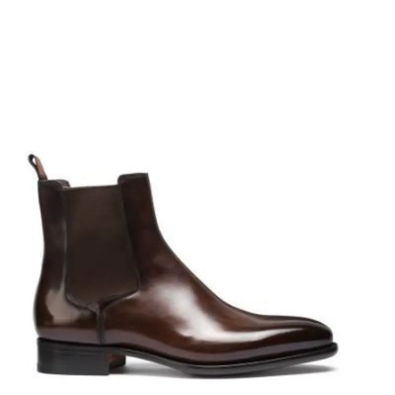 Erkek Ayakkabı Yeni Yüksek Kalite Ayak Bileği Boot Erkek Vinage Klasik Elbise Chelsea Kış Fermuar Boot Boyut Ayakkabı 38-48 HA099