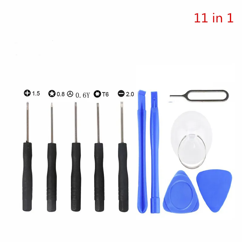 21 en 1 Kit d'outils de réparation de téléphone portable Spudger Pry Outil d'ouverture Jeu de tournevis pour iPhone X 8 7 6S 6 Plus 11 Pro XS Outils à main