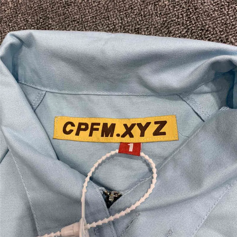 2021SS CPFM。 XYZディスカバリーチームフィールドジャケットメンズ女性最高品質刺繍日光ジャケットステッチジャケットT220721