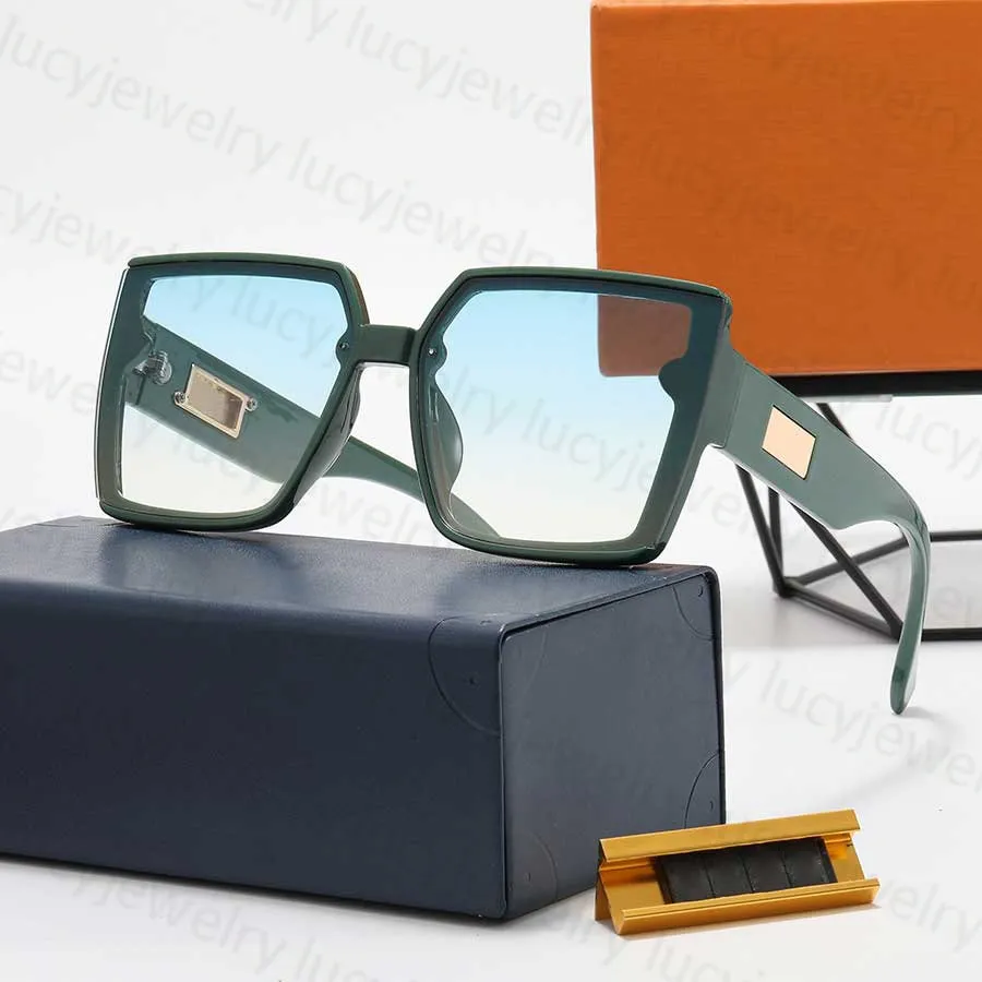 Modedesigner Sonnenbrille Klassische Polarisierte Mann Frau Brillen Sommerbrille Strand Sonnenbrille Brief Design 7 Farben Option302s