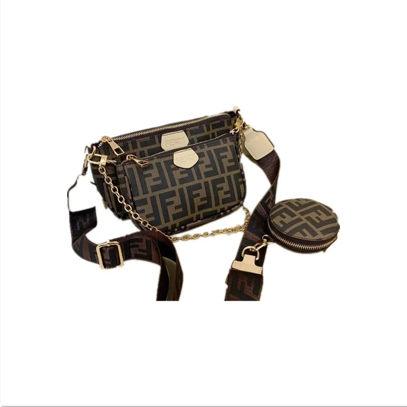 Borse da donna 3 pezzi / lotto Borse a tracolla di marca Borsa a tracolla con cerniera Moda Luxurys Designer Borse Portafoglio in pelle Cross body w240s