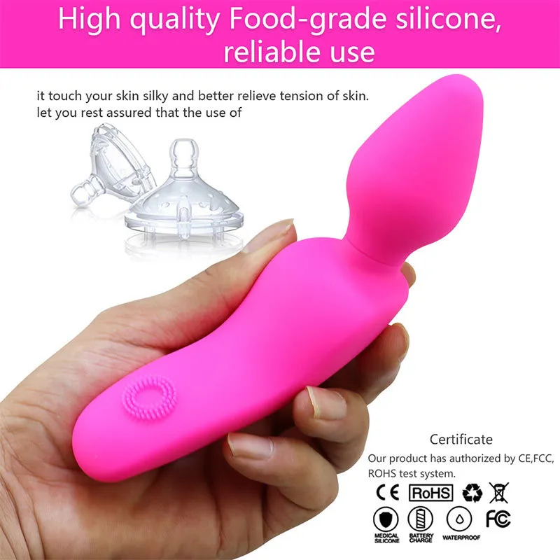 Dildo Rabbit Vibrators For Women G-Spot Dual Vibration Silicone USB Charging Female Massager Vagina Best Adult sexy Toy
