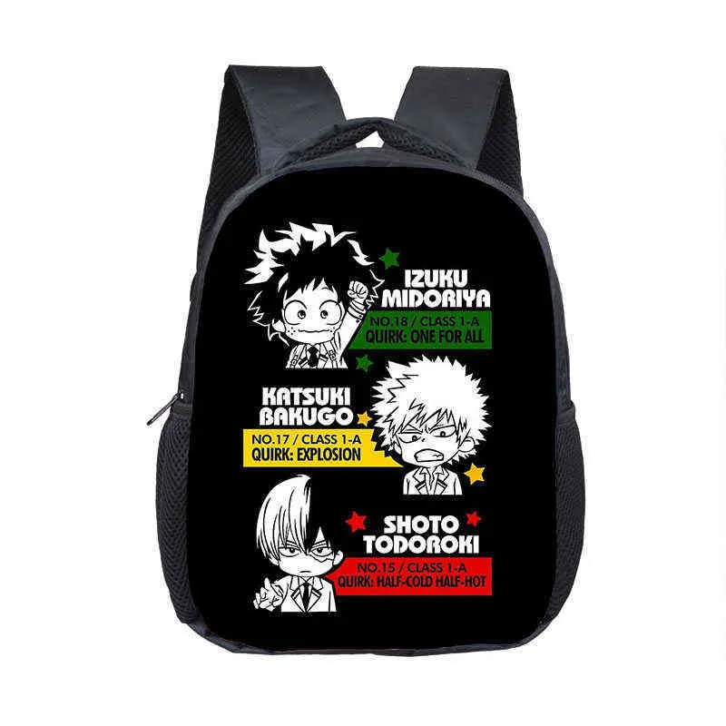 アニメボクーノーヒーローアカデミアミニバックパック10代の学生学校バッグIzuku Midoriya bakuguou katsuki私のヒーローアカデミアバックパック