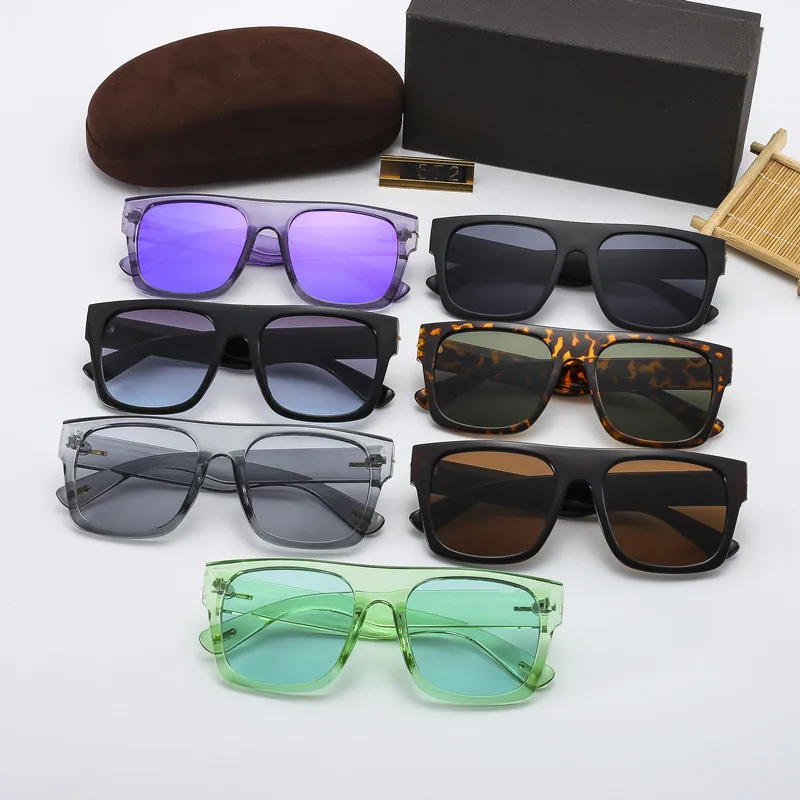 Lunettes de soleil créatrices de mode Tom Lunettes Sunglass Goggle Beach Sun Glasses For Man Woman 7 Couleurs Facultatif Eyegla219f en option de bonne qualité