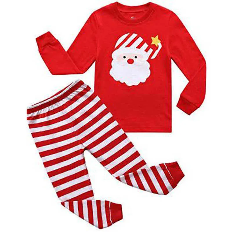 Erkekler Noel pijamaları Setler Conjuntos de Menino Pijama Infantil Santa Pjs Gecelik Koszula Nocna Pijama Kids Pijama Seti
