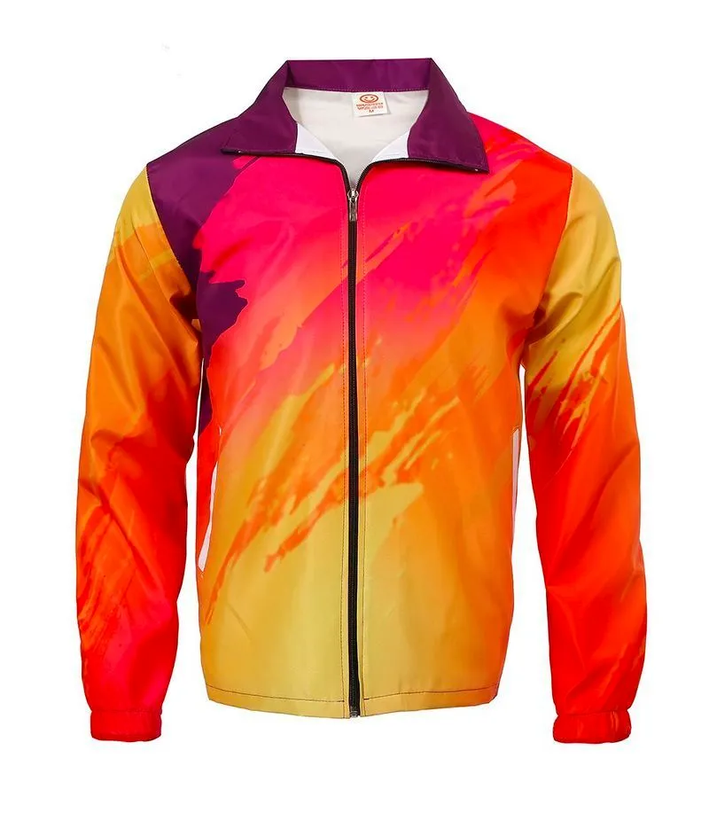 Dragkedja Windbreaker Gradient Jacket Men Fashion Coats Tops Custom Printed Your Like Picture Male Thin Jack Bluses 220713