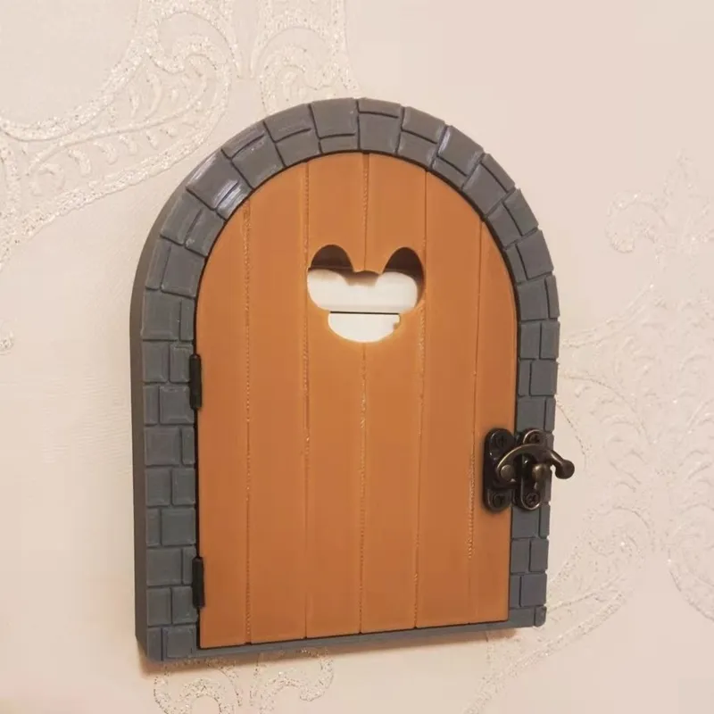 Кошачья мышь Джеррис Домашний Дверной Дверей Защита крышка настенные наклейки Переключатель 3D Мультфильм Симпатичная фигура Аниме декора