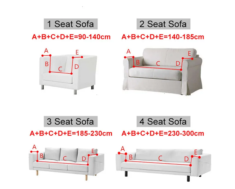 Hög elastisk soffa täcke glider fast färg stretch soffa täcker soffa sektion l formad 1 2 3 4 säte 220615