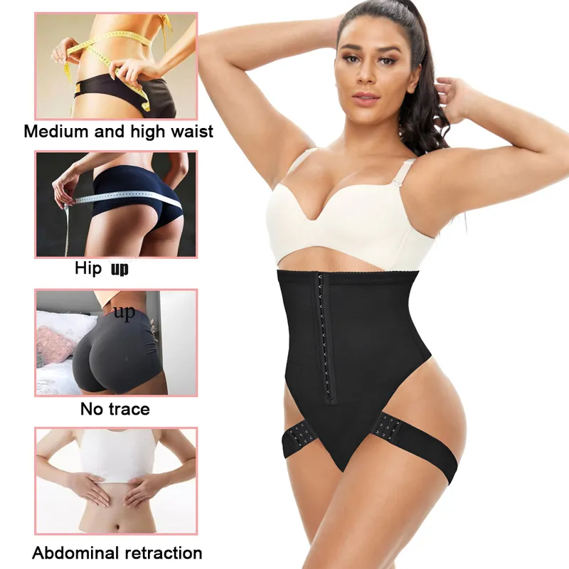 Sexywg Butt Lifter Tummy Control Trosies Booty Pulling Underwear Body Shaper Midje Trainer Corset Body Shapewear Plus Size 220506