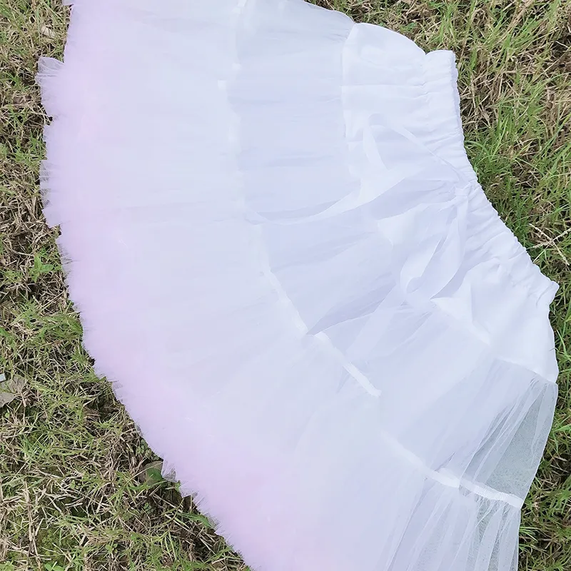 Kjolstöd Ita Cloud Boneless Mjukt Mesh Skirt Vit Petticoat Puff 220401