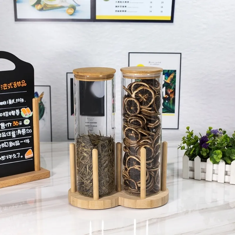 Gobelet jetable support de stockage support étagère eau thé tasses distributeur en bois avec bâton plus long tasse présentoir organisateur 220809