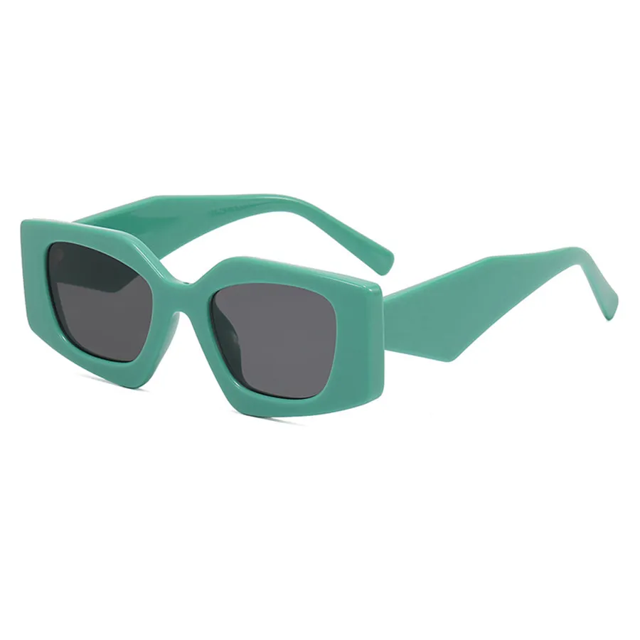 Moda güneş gözlüğü tasarımcı erkek kadın güneş gözlükleri erkek kadın unisex marka gözlükleri plaj polarize uv400 siyah yeşil beyaz renk260t
