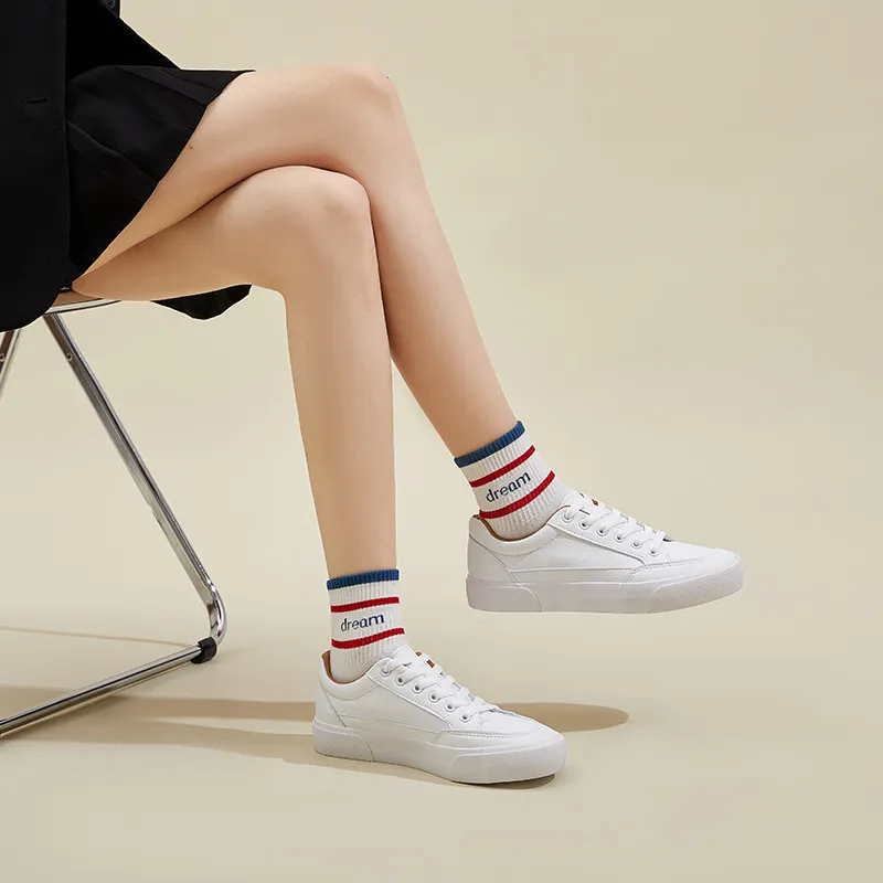 Women Sneakers Fashion Womans Shoes Spring Trend Casual Sport Shoes For Women Comfort White Vulcanized Platform Shoes 220812