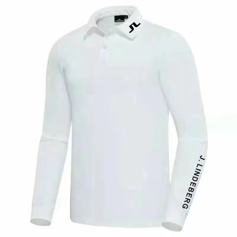 Golf Giyim J L Erkek İlkbahar ve Sonbahar Uzun Kollu Golf T-shirt Rahat ve Nefes Alabilir Golf T-Shirt 220626