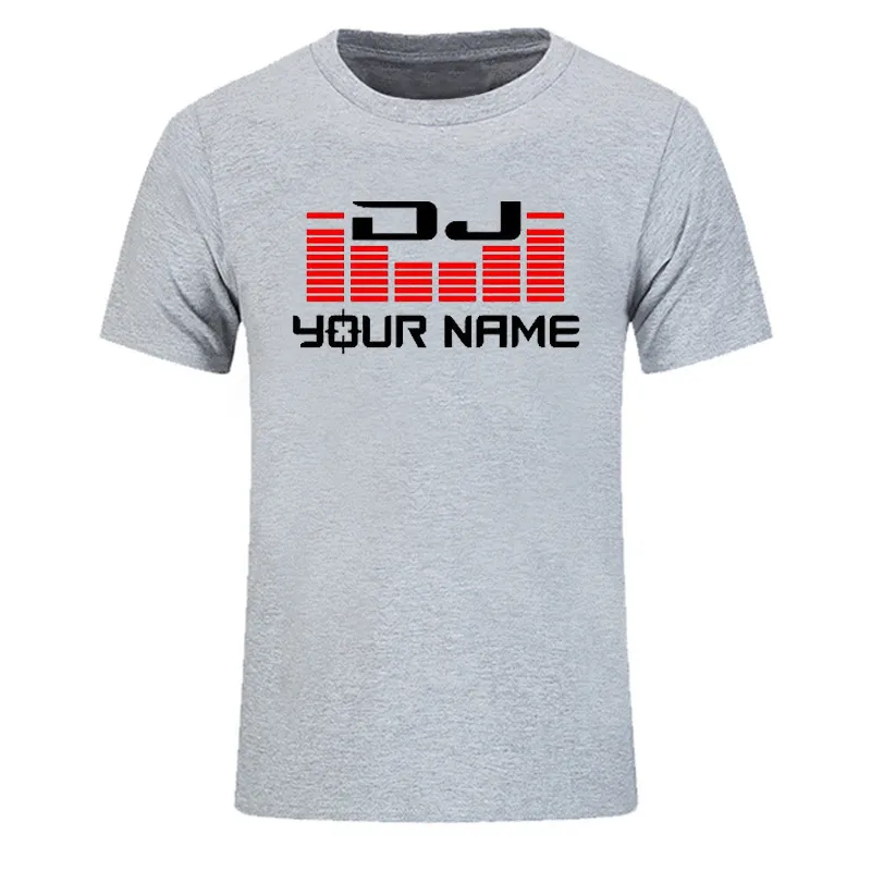 Custom Personalized Surname Diy T shirt Men Women DJ Your Name T Shirts Hip Hop Tshirt Cotton Summer For Man Top Tees EU Size 220616