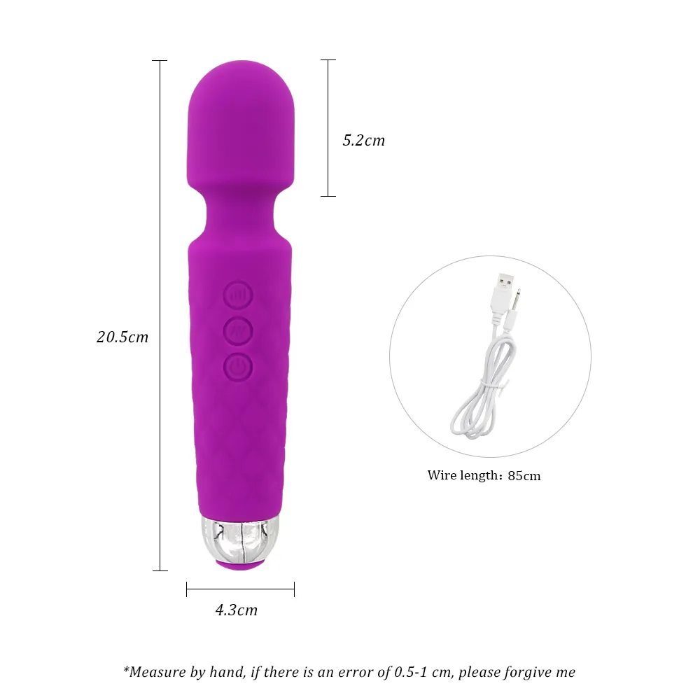 Magic Wand AV Stick Vibrators For Women G Spot Body Massager Sexy Toys Silicone Vibrator Erotic SexyToys Adult Products