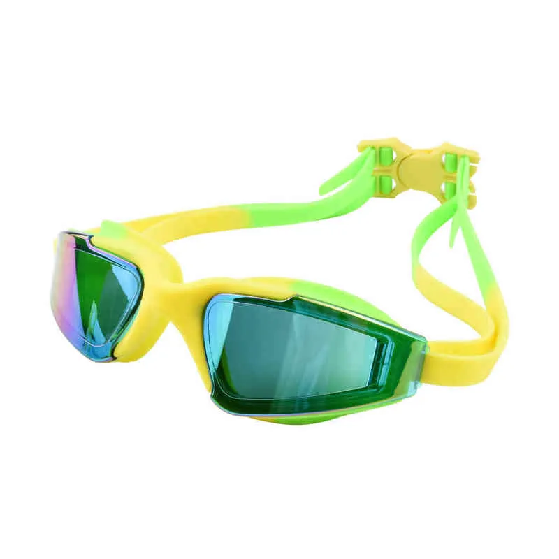 نظارات السباحة مكافحة الضباب uv المهنية سيليكون نظارات السباحة للرجال النساء الرياضة الكبار أطفال الغوص نظارات للماء G220422