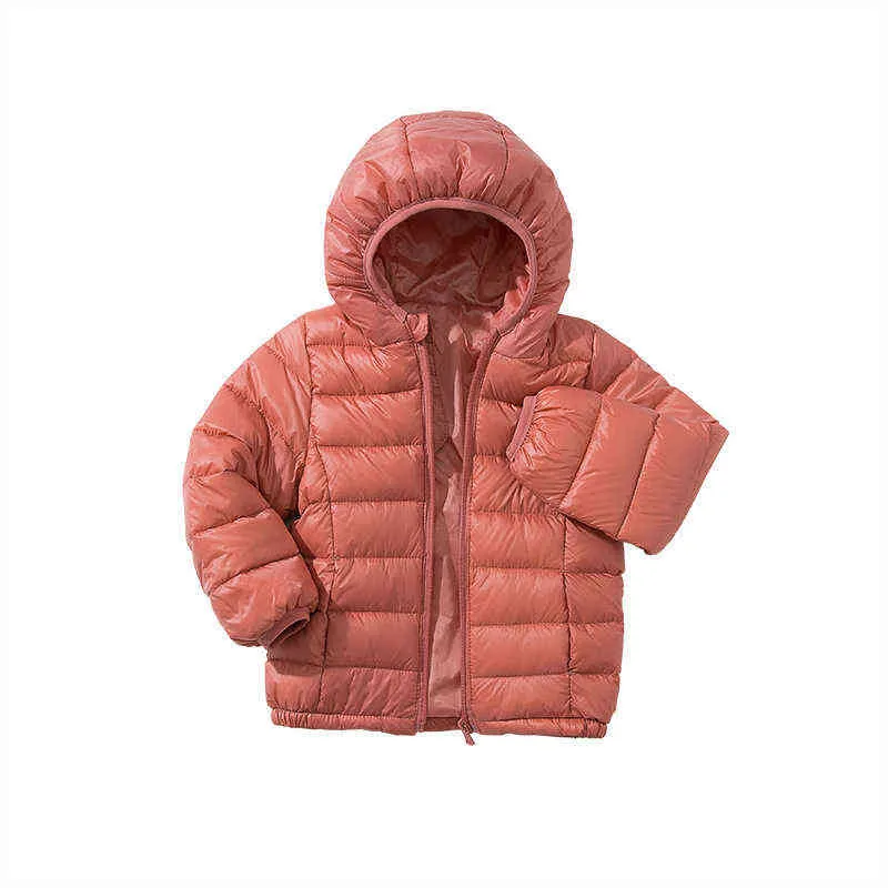 Autumn Winter Kids Down Jackets For Girls Children Warm Down Jackets For Boys 2-8 Year Toddler Girls Parka Outerwear Clothing J220718