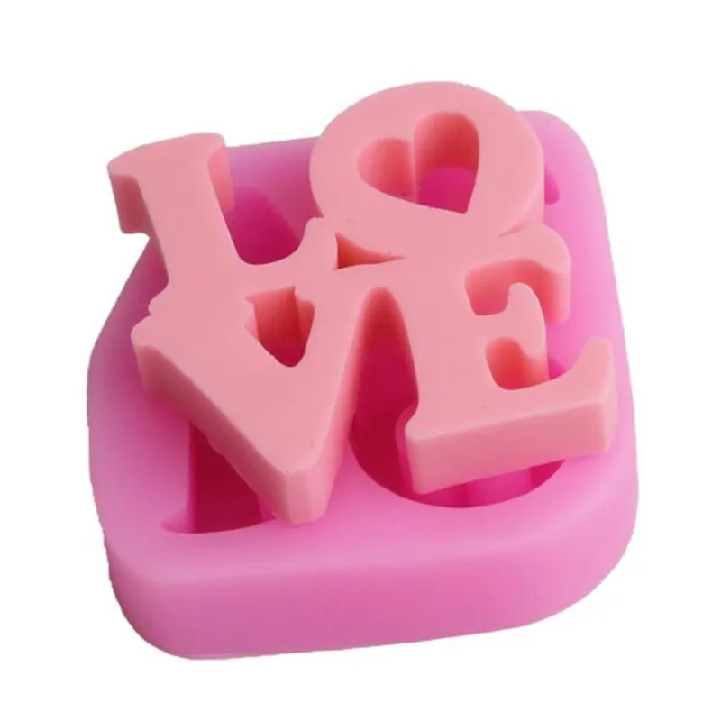 Love Word Silicone Soap Mold Multifunktion Candle Molds Cake Candy Baking Mold Diy Handmade Craft 220611