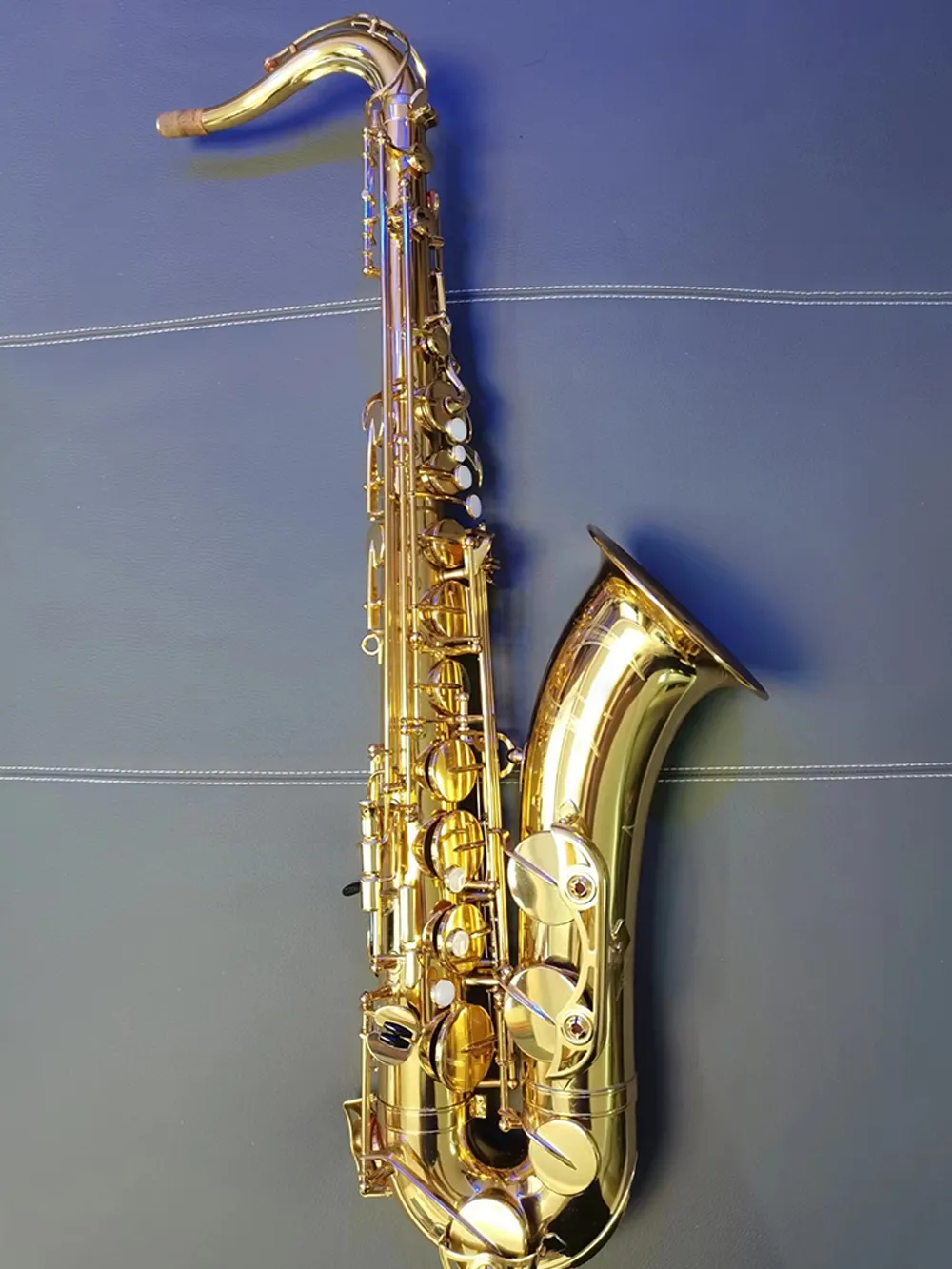 Clásico YTS-480 estructura modelo B-key saxofón tenor profesional instrumento de jazz sensación cómoda SAX tono de grado profesional