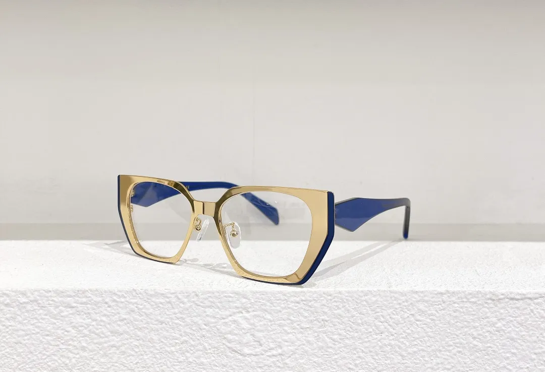 Summer Designer Projektant przeciwsłoneczny Ochrona przeciwsłoneczna Uv400 Szklanki Metal Gold Square Frame Sunglass Men's Triangle Aviation Glass PR85WS