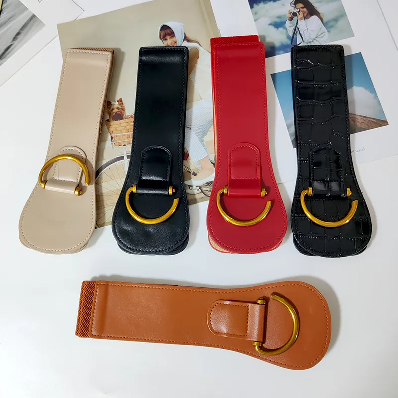 أزياء مصمم أحزمة للنساء جودة عالية تمتد cummerbunds الإناث مرونة مشد حزام واسع اللباس حزام ceinture فام 220407