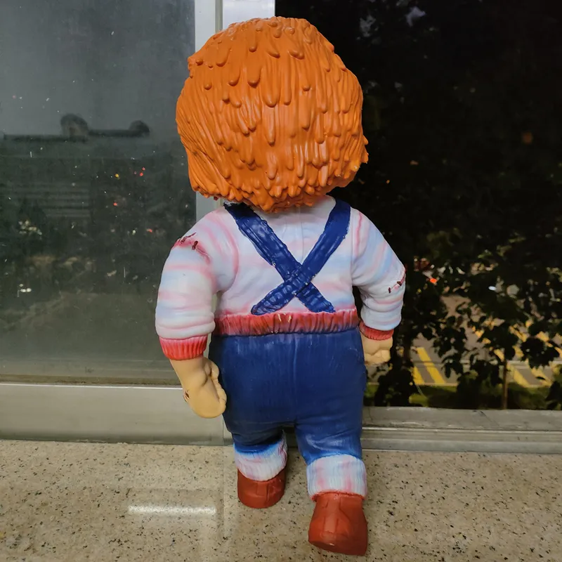 مجموعة Seed of Chucky Doll الشكل 1 إلى 1 مقياس تشاكي نسخة الرعب تمثال لعب الأطفال Good Guys Chucky Halloween Prop 220720