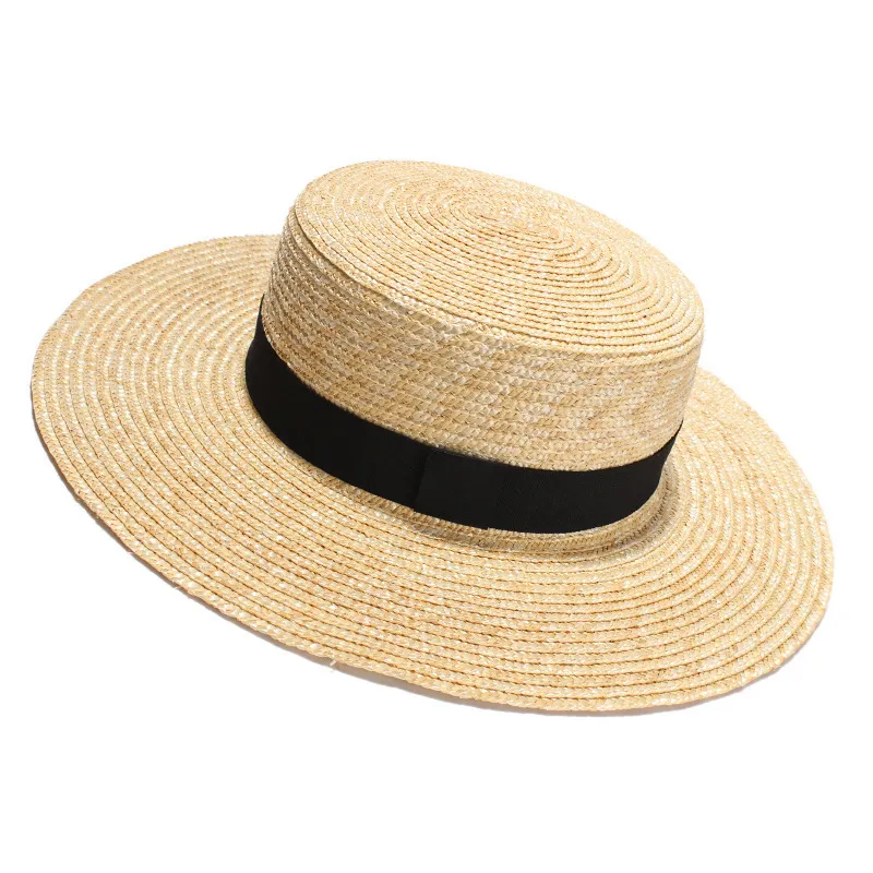 Summer słomy kapelusz dla kobiet szerokie brzegi czapki plażowe UV Hurtowa czapka 220525