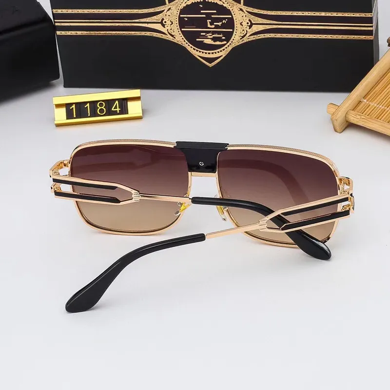 Fashion Rectangle Sunglasses Women Men Brand Design DI Candy-Colors Oversized Flat Top Sun Glassses Double Bridge Eyewear261n