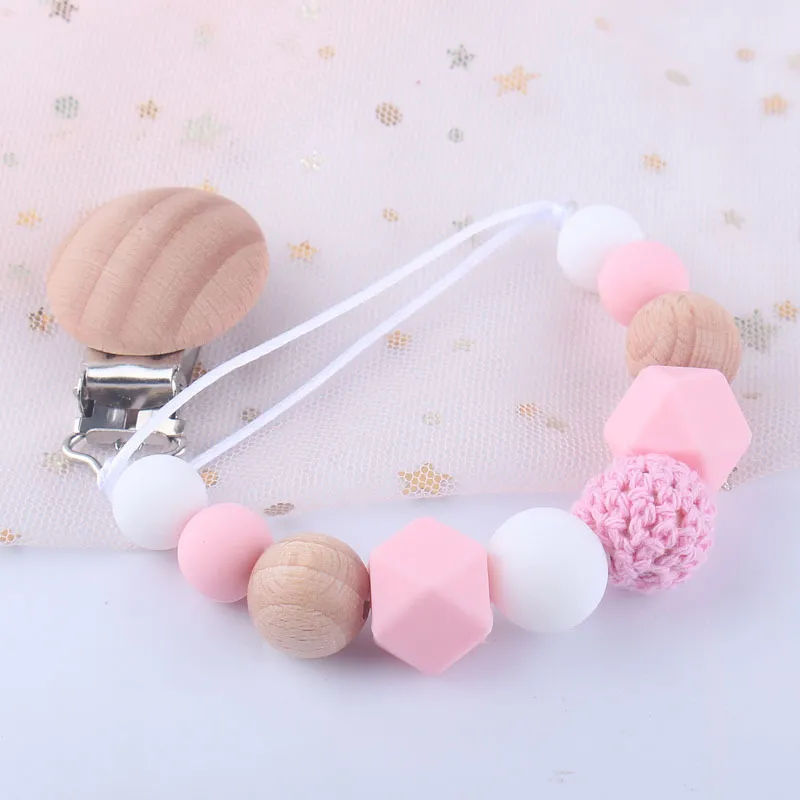 Neutral Pacifier Clips Pacifier Holder for Boys and Girls Fits Most Pacifier Styles Baby Teething Toys Wholesale