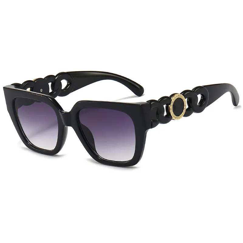 Óculos de sol de luxo para homem mulher unissex designer goggle praia de sol retro quadro pequeno design de luxo uv400 qualidade superior com bo282m