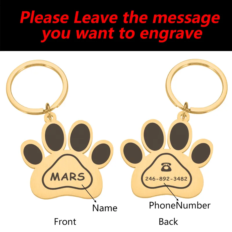 Индивидуальное воротник собачьего воротника Медаль собаки с гравировкой именем номера телефона Дотоные аксессуары для собак.