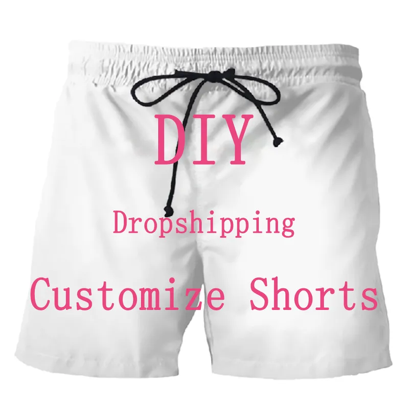 Vi accepterar kära kund DIY Design Anime P O Star Singer Mönster Shorts Män kvinnor 3D Tryck Streetwear B14 220706