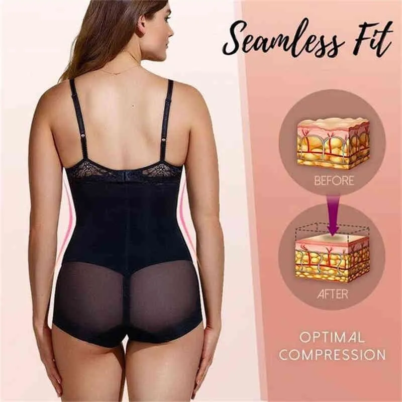Femmes Shaper Trainer Taille Haute Body Zip Briefs Beauté Slim Cross Cover Cellulite Fork Compression Abs Shaping Pants Fast Ship L220802